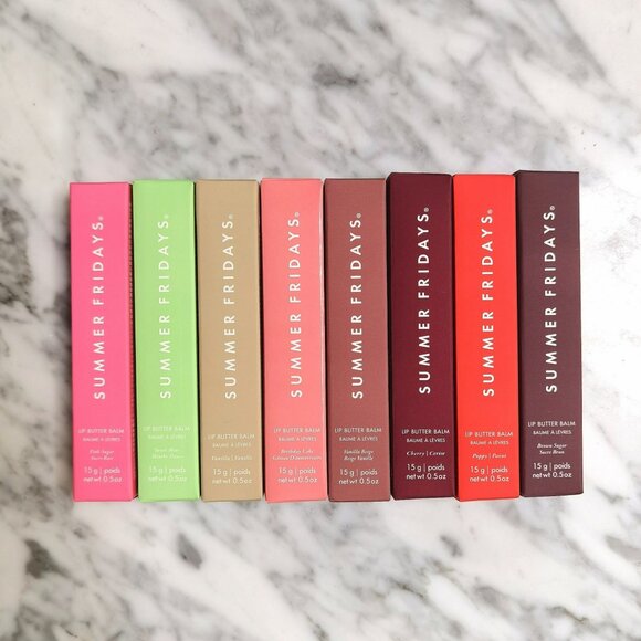 8 colors mixed:Summer Fridays Lip Butter Balm/New in box - Picture 1 of 3